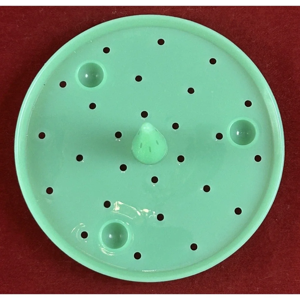 Vtg Tupperware Lettuce Keeper Green Jadeite Spike Only Replacement **EUC**